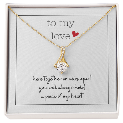 To My Love Tiny Heart | Alluring Beauty Necklace