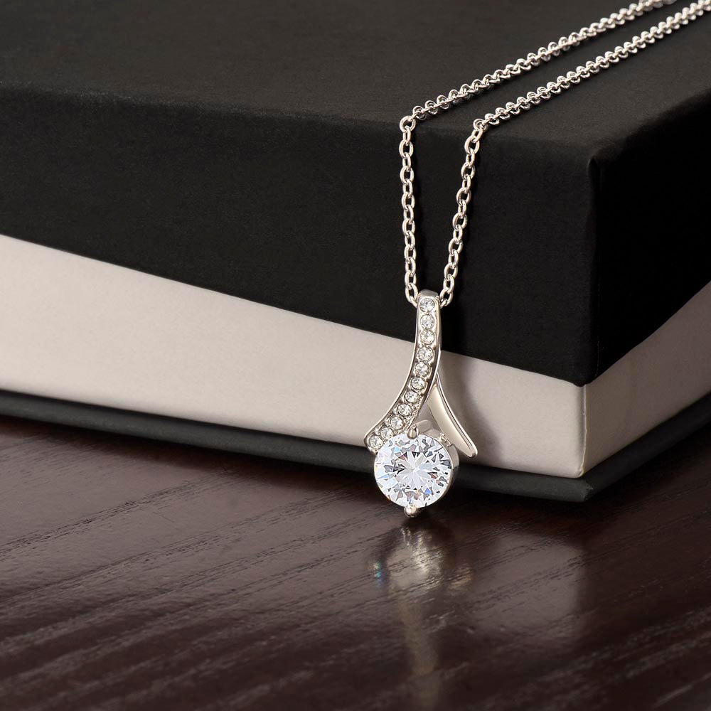 To My Amazing Daughter Pink | Alluring Beauty Necklace