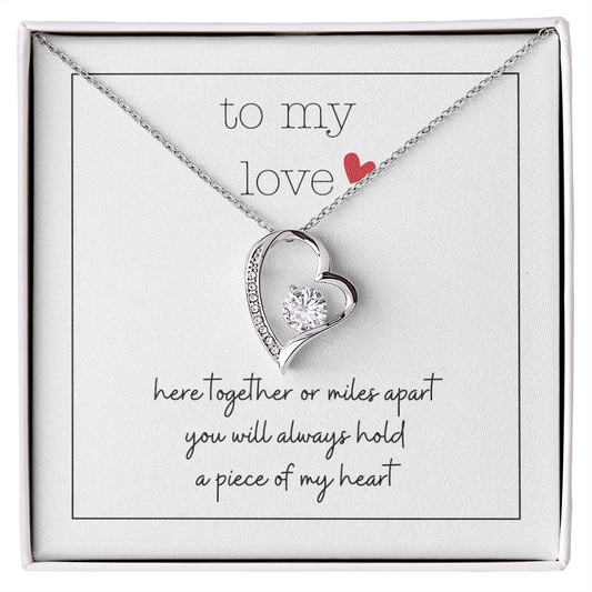 To My Love Tiny Heart | Forever Love Necklace