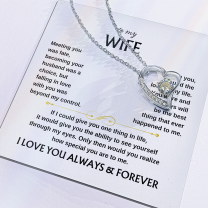 To My Wife Scroll | Forever Love Necklace