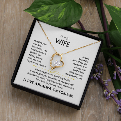 To My Wife Scroll | Forever Love Necklace