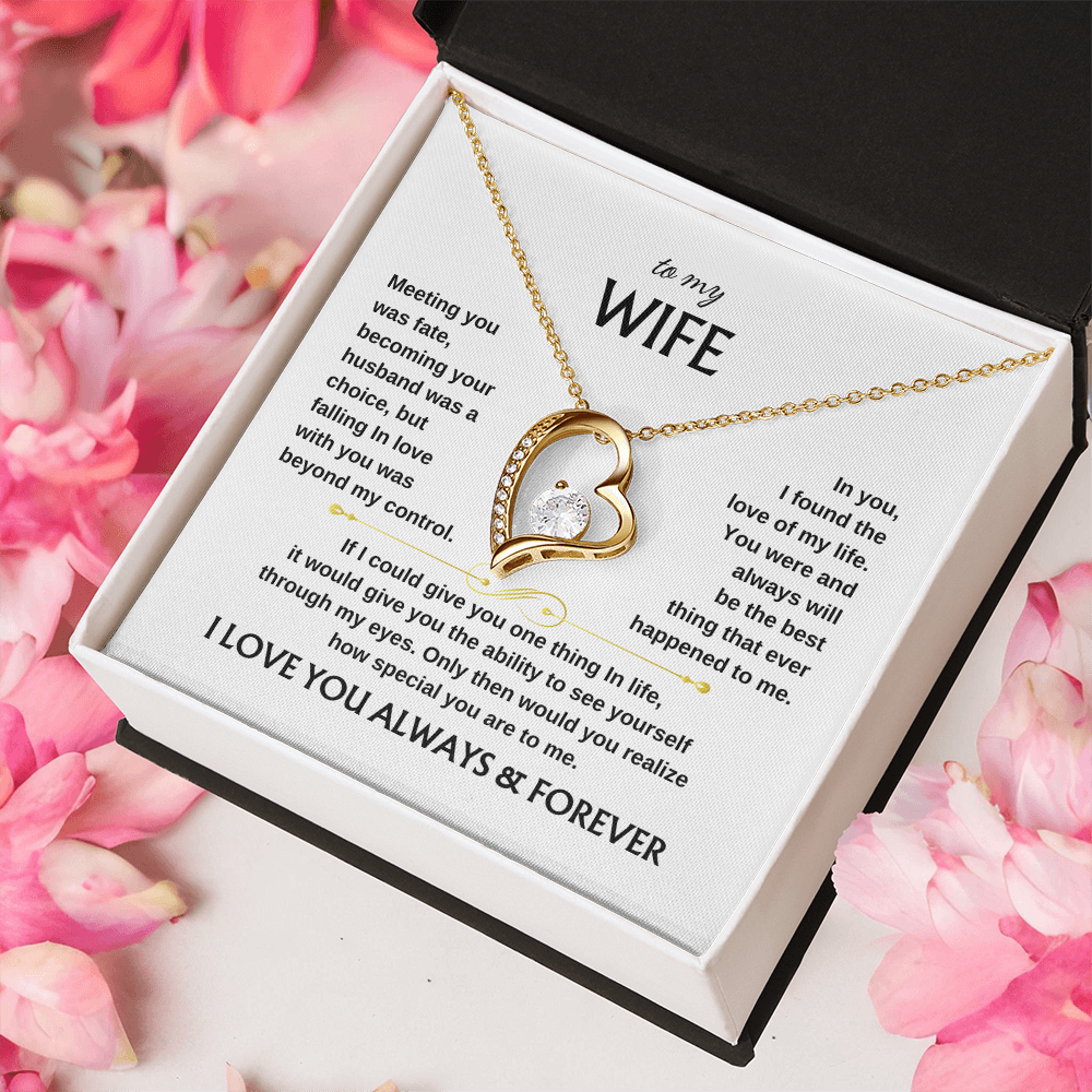 To My Wife Scroll | Forever Love Necklace