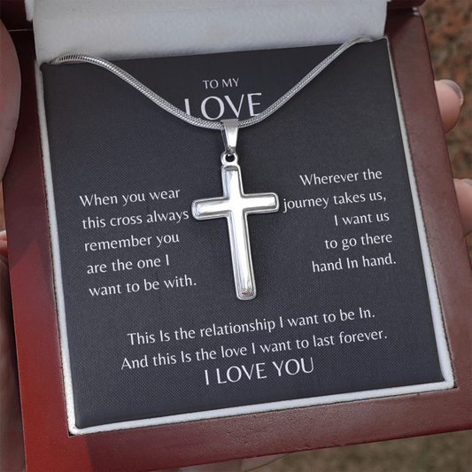 To My Love | Cross Necklace