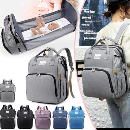 Baby All In One Diaper Bag Backpack With Changing Station