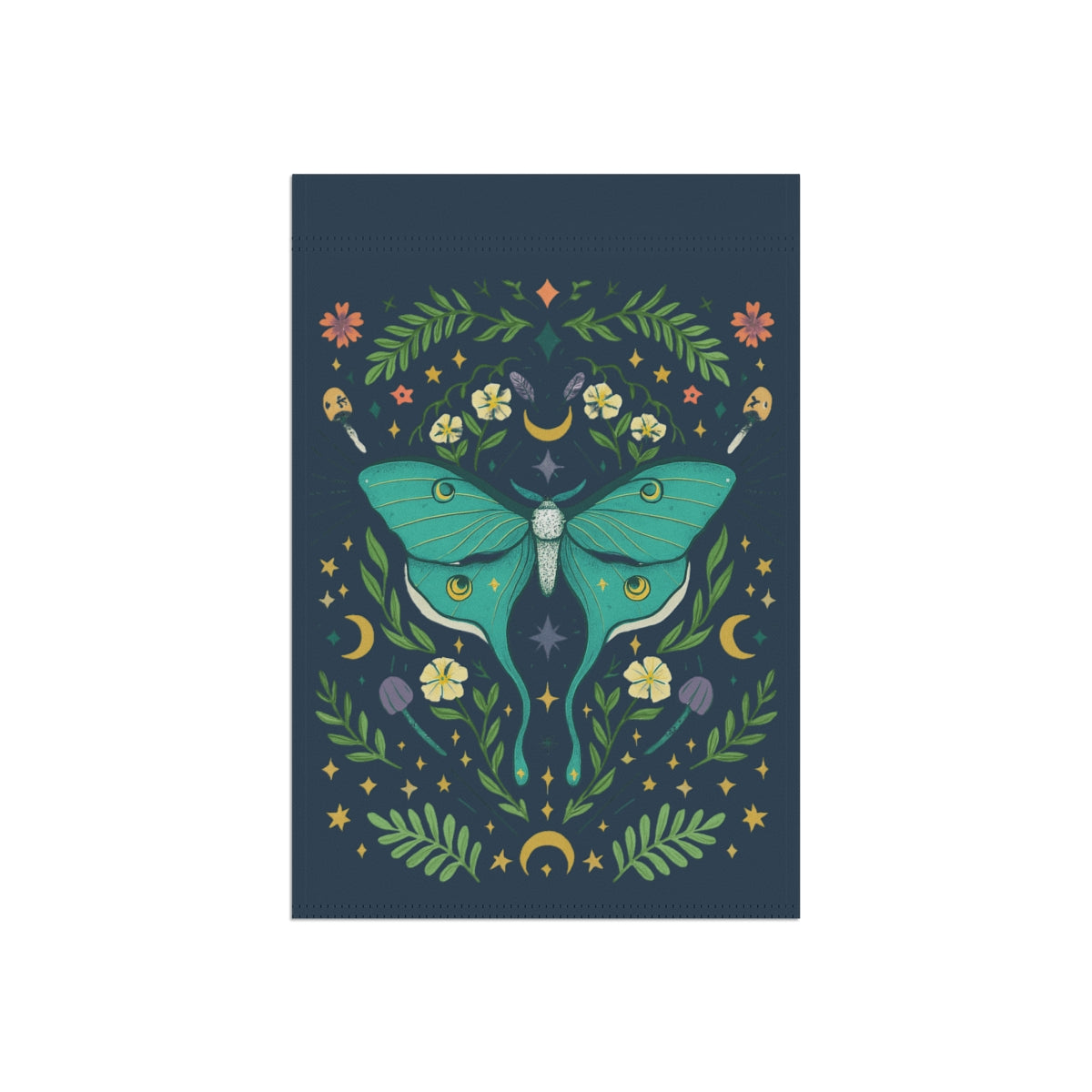 Luna Moth Garden & House Flag Banner