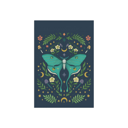 Luna Moth Garden & House Flag Banner