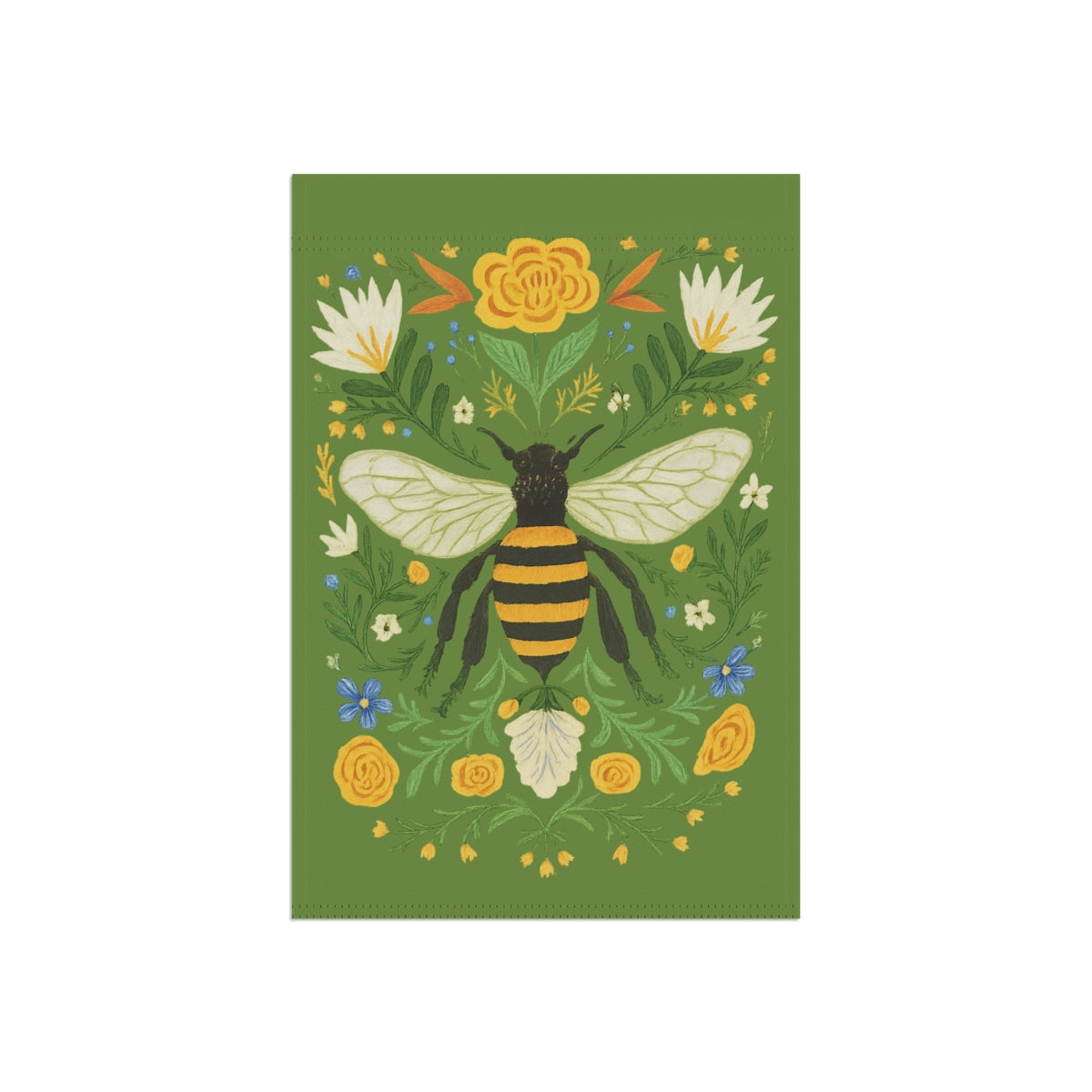 Honey Bee Garden & House Flag Banner