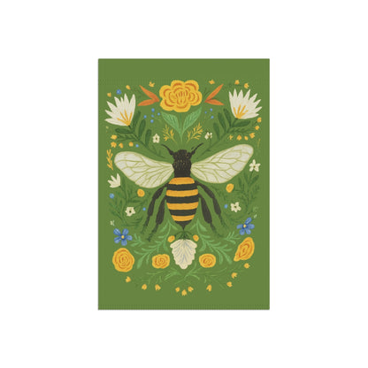 Honey Bee Garden & House Flag Banner