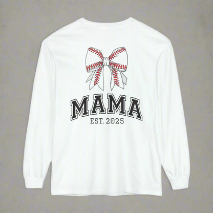 sports mama bow t-shirt