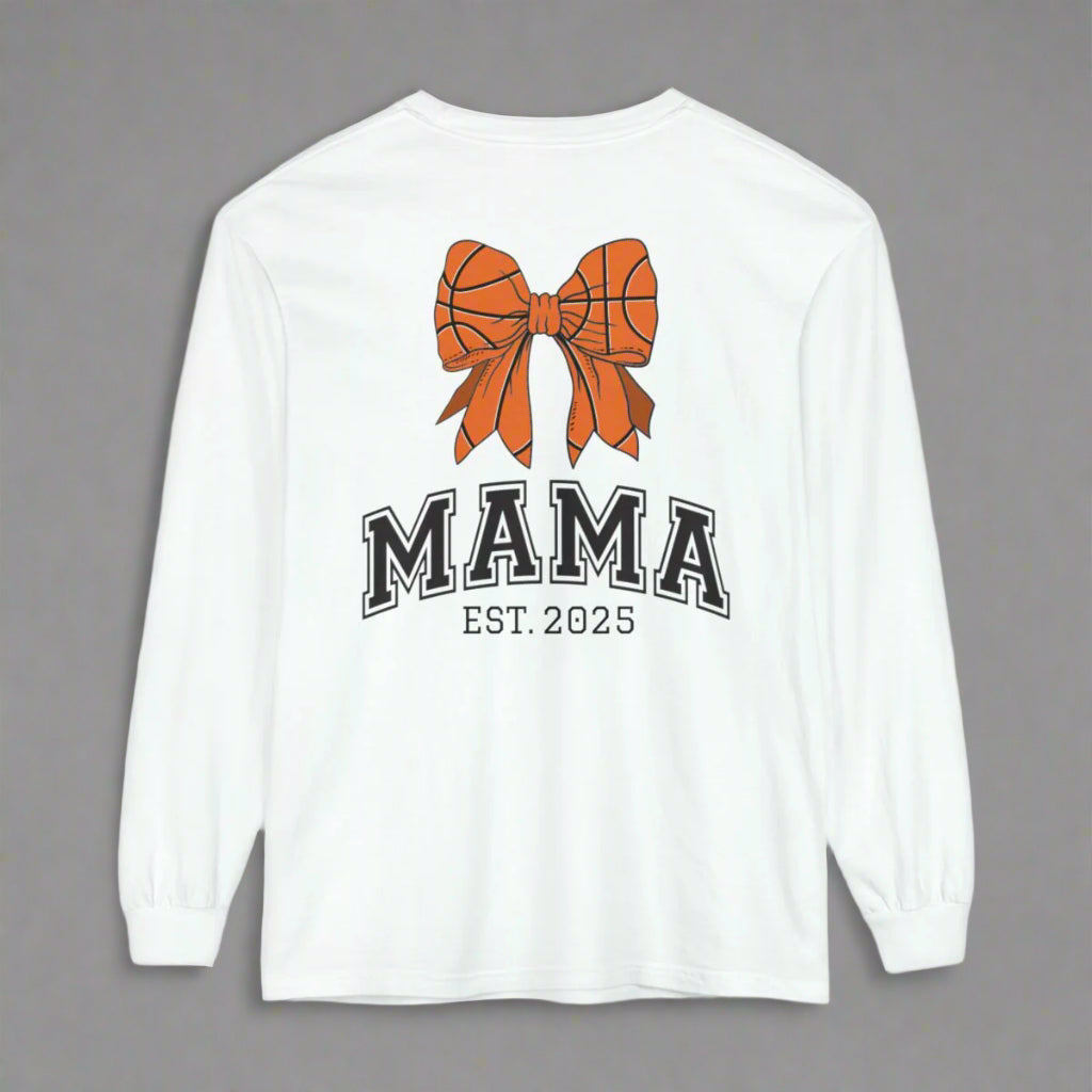 sports mama bow t-shirt