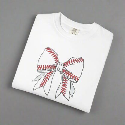 sports mama bow t-shirt