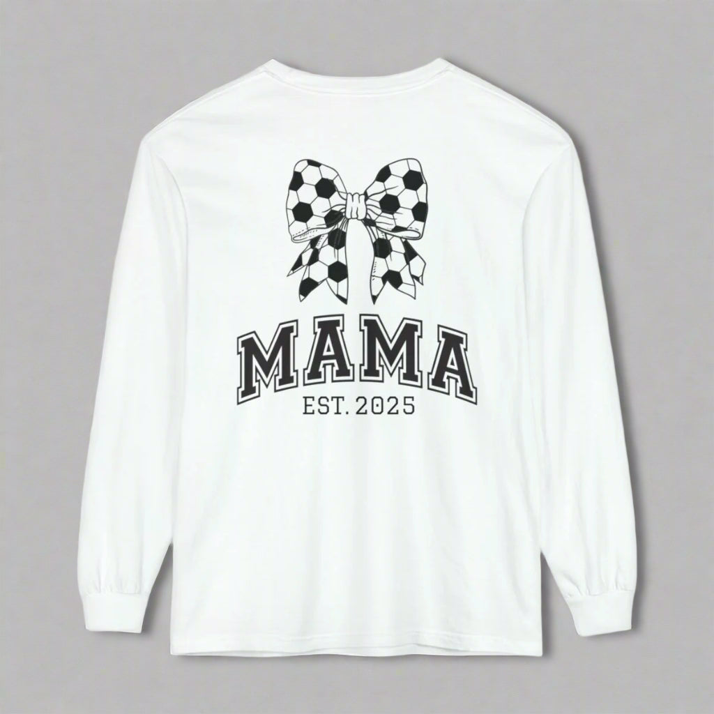 sports mama bow t-shirt
