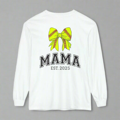 sports mama bow t-shirt